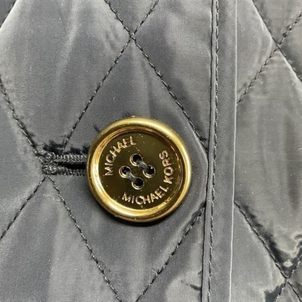 Michael‎ Kors Navy Lightweight Button Front Diamond Quilted Jacket Women S China - Picture 5 of 10